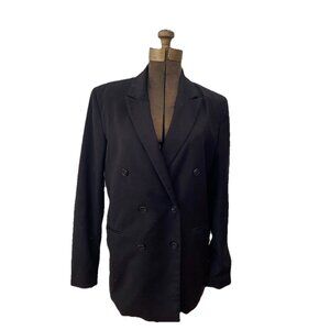 Marcella New York Blazer Jacket XS Black Double Breasted